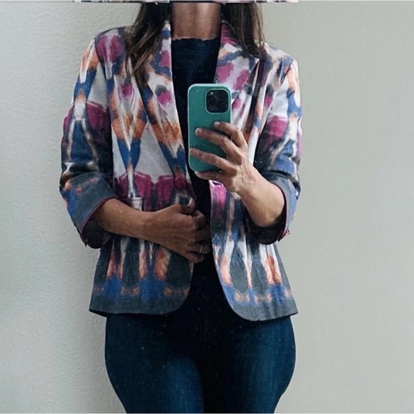 Vintage Angel Apparel Artsy Blazer
Purple Pink One Button Jacket artsy - Picture 4 of 7